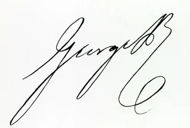Firma de Jorge IV